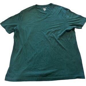 Banana Republic Premium Wash Tee - Emerald Green - Mens Size XL